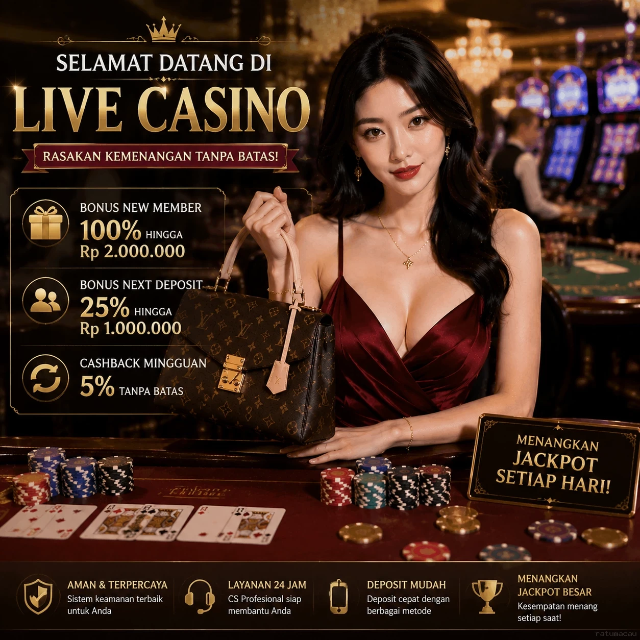 Fitur Spesial Download ratumacau APK screenshot